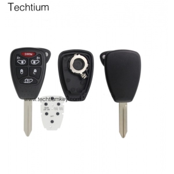 with battery clamp 5+1 Tasten Remote Key Shell für Chrysler