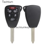with battery clamp 5+1 Tasten Remote Key Shell für Chrysler