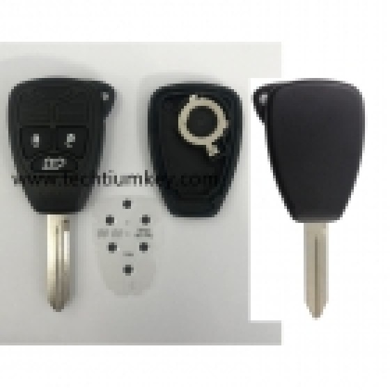 with battery clamp 3 button remote key shell for Chrysler