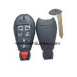 with DODGE LOGO 6+1 button remote key shell for Chrysler/Dodge/Jeep