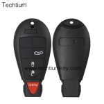 with JEEP LOGO 3+1 Tasten Remote Key Shell für Chrysler/Dodge/Jeep