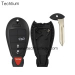with JEEP LOGO 3+1 Tasten Remote Key Shell für Chrysler/Dodge/Jeep