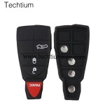 NO LOGO 3+1 Tasten Remote Key Shell für Chrysler/Dodge/Jeep