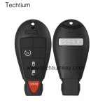 with DODGE LOGO 3+1 Tasten Remote Key Shell für Chrysler/Dodge/Jeep