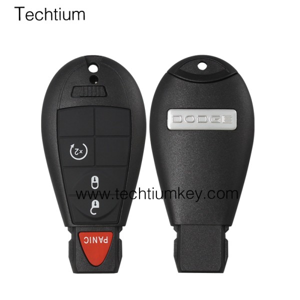 with DODGE LOGO 3+1 Tasten Remote Key Shell für Chrysler/Dodge/Jeep