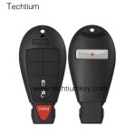 with Chrysler LOGO 2+1 Tasten Remote Key Shell für Chrysler/Dodge/Jeep