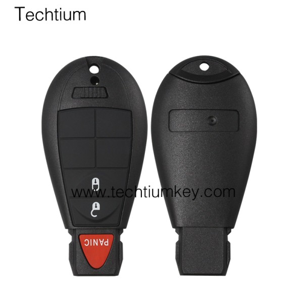 with JEEP LOGO 2+1 button remote key shell for Chrysler/Dodge/Jeep