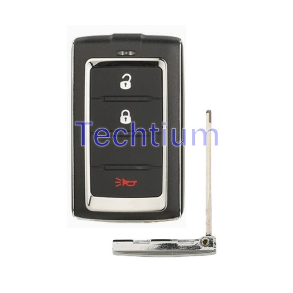 433Mhz 4A chip M3NWXF0B1 PN: 685169738AA 2+1 Tasten Fernschlüssel für Jeep Grand Wagoneer
