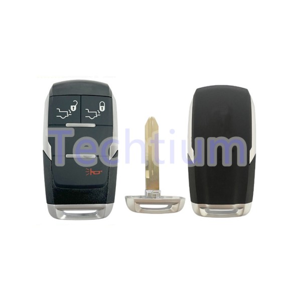 433Mhz 4A chip FCC:GQ4-76T PN: 68381171AB 3 button remote key for 2019-2021 Dodge Ram Pickup 2500