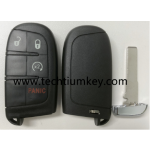 433Mhz 4A chip FCC:M3N-40821302 3+1  button remote key for 2015-2021 Jeep Renegade