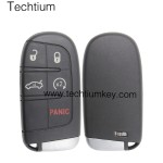 433Mhz 46 chip FCC:M3N40821302 keyless 4+1 button remote key for Chrysler 2011-2017, Dodge 2011-2017