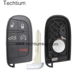 433Mhz 46 chip FCC:M3N40821302 keyless 4+1 button remote key for Jeep 2014-2018