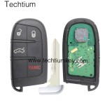 433Mhz 46 chip FCC:M3N40821302 keyless 3+1 Tasten Fernschlüssel für Chrysler 2011-2017, Dodge 2011-2017