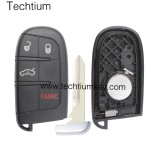 433Mhz 46 chip FCC:M3N40821302 keyless 3+1 Tasten Fernschlüssel für Chrysler 2011-2017, Dodge 2011-2017