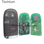 433Mhz 46 chip FCC:M3N40821302 keyless 3+1 Tasten Fernschlüssel für Chrysler 2011-2017, Dodge 2011-2017