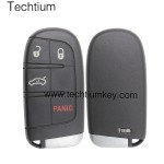 433Mhz 46 chip FCC:M3N40821302 keyless 3+1 button remote key for Jeep 2014-2018