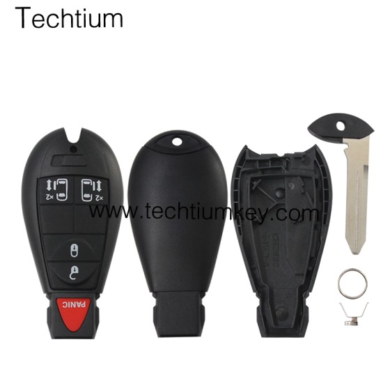 433Mhz ID46&7953 Chip FCC:5026591AK IYZ-C01C/M3N5WY783X keyless 4+1 button remote key for Chrylser,Jeep,Dodge