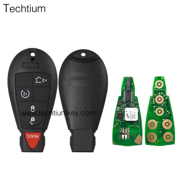 433Mhz ID46&7953 Chip FCC:5026591AK IYZ-C01C/M3N5WY783X keyless 4+1 button remote key for Chrylser,Jeep,Dodge