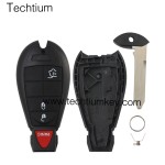 433Mhz ID46&7953 Chip FCC:5026591AK IYZ-C01C/M3N5WY783X keyless 3+1 Tasten Fernschlüssel für Chrylser,Jeep,Dodge
