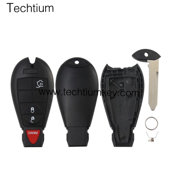 433Mhz ID46&7953 Chip FCC:5026591AK IYZ-C01C/M3N5WY783X keyless 3+1 button remote key for Chrylser,Jeep,Dodge