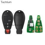 433Mhz ID46&7953 Chip FCC:5026591AK IYZ-C01C/M3N5WY783X keyless 3+1 Tasten Fernschlüssel für Chrylser,Jeep,Dodge