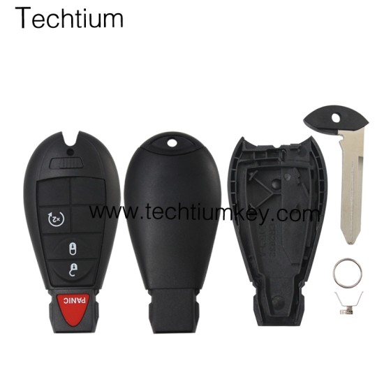 433Mhz ID46&7953 Chip FCC:5026591AK IYZ-C01C/M3N5WY783X keyless 3+1 button remote key for Chrylser,Jeep,Dodge