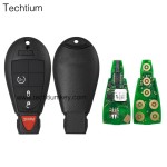 433Mhz ID46&7953 Chip FCC:5026591AK IYZ-C01C/M3N5WY783X keyless 3+1 Tasten Fernschlüssel für Chrylser,Jeep,Dodge