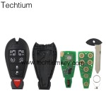 433Mhz 7961&4A Chip FCCID: GQ4-53T 6+1  button remote key for Chrylser,Jeep,Dodge