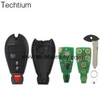433Mhz 7961&4A Chip FCCID: GQ4-53T 3+1  button remote key for Chrylser,Jeep,Dodge