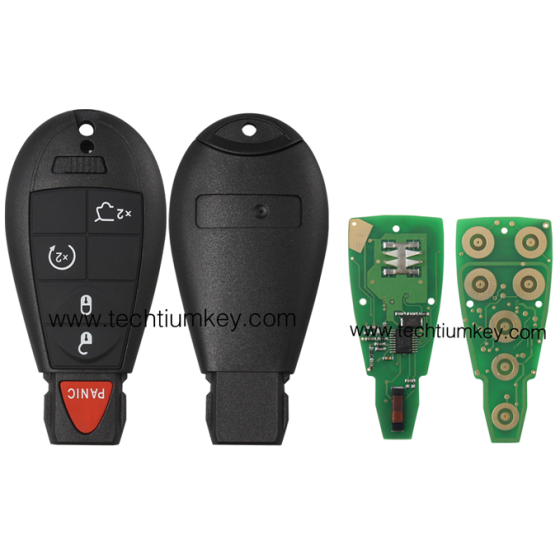 433Mhz 7961&46 Chip FCCID: GQ4-53T 4+1  button remote key for Chrylser,Jeep,Dodge