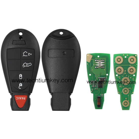 433Mhz 7961&46 Chip FCCID: GQ4-53T 4+1  button remote key for Chrylser,Jeep,Dodge