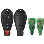 433Mhz 7961&46 Chip FCCID: GQ4-53T 3+1  Tasten Fernschlüssel für Chrylser,Jeep,Dodge