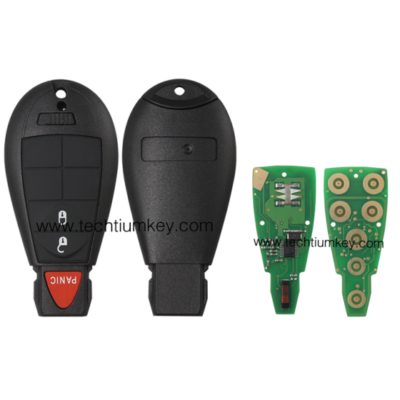 433Mhz 7961&46 Chip FCCID: GQ4-53T 2+1  button remote key for Chrylser,Jeep,Dodge