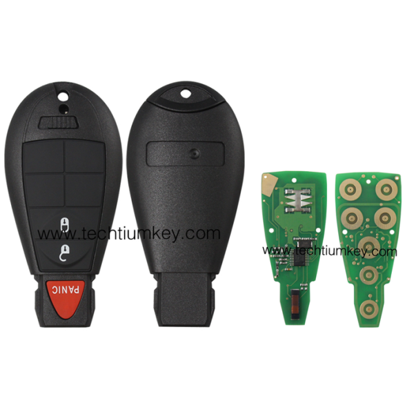 433Mhz 7961&46 Chip FCCID: GQ4-53T 2+1  button remote key for Chrylser,Jeep,Dodge
