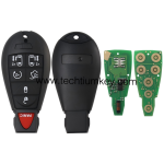 433Mhz 7941&46 Chip FCCID: M3N5WY783X IYZ-C01C 6+1  button remote key for Chrylser,Jeep,Dodge