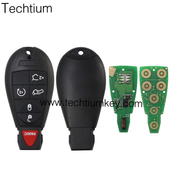433Mhz 7941&46 Chip FCCID: M3N5WY783X IYZ-C01C 5+1  Tasten Fernschlüssel für Chrylser,Jeep,Dodge