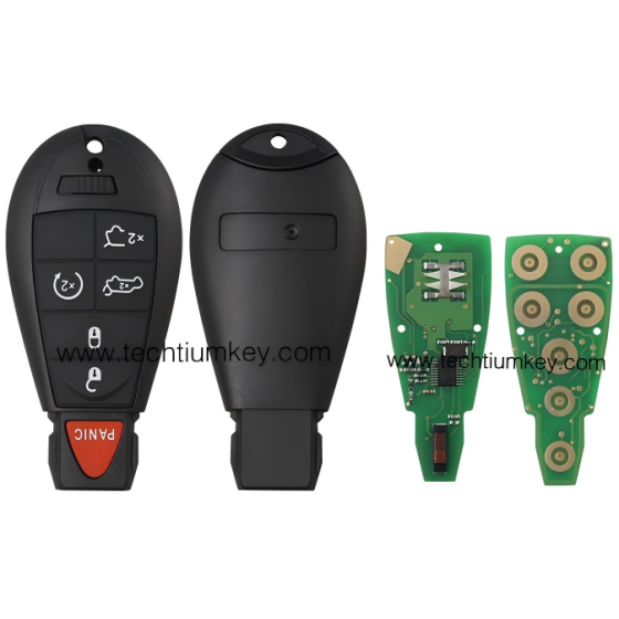 433Mhz 7941&46 Chip FCCID: M3N5WY783X IYZ-C01C 5+1  button remote key for Chrylser,Jeep,Dodge