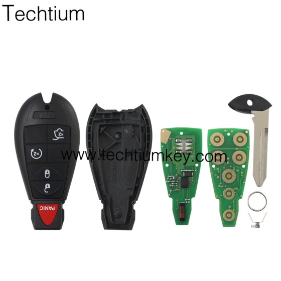 433Mhz 7941&46 Chip FCCID: M3N5WY783X IYZ-C01C 4+1  button remote key for Chrylser,Jeep,Dodge