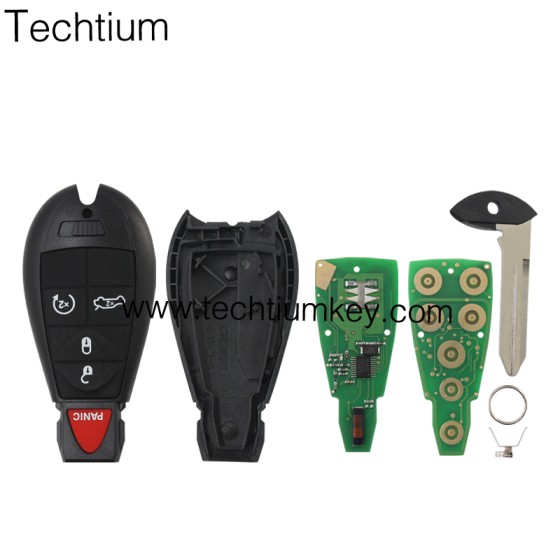 433Mhz 7941&46 Chip FCCID: M3N5WY783X IYZ-C01C 4+1  button remote key for Chrylser,Jeep,Dodge