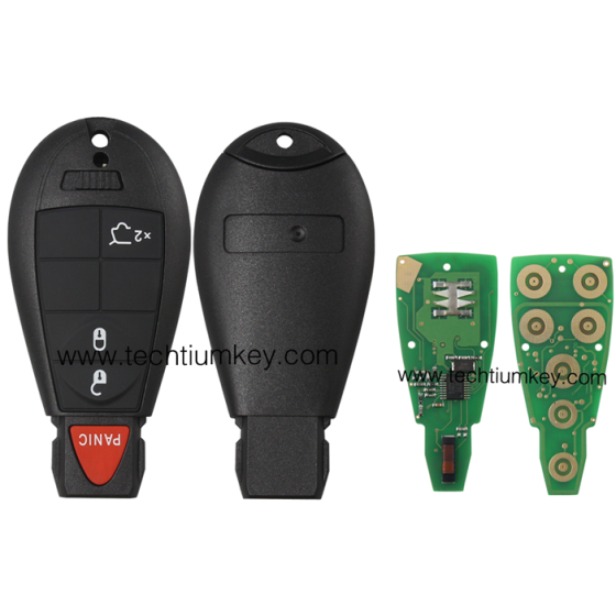 433Mhz 7941&46 Chip FCCID: M3N5WY783X IYZ-C01C 3+1  button remote key for Chrylser,Jeep,Dodge
