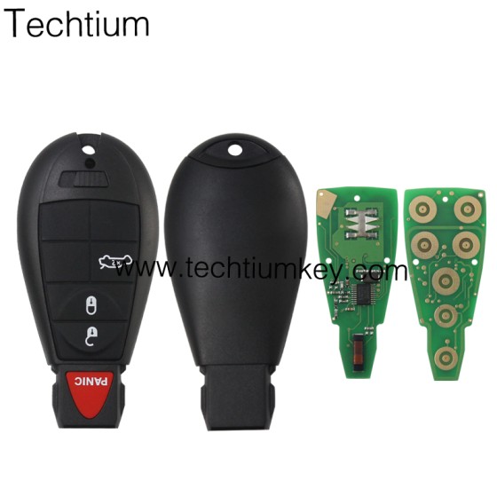 433Mhz 7941&46 Chip FCCID: M3N5WY783X IYZ-C01C 3+1  button remote key for Chrylser,Jeep,Dodge