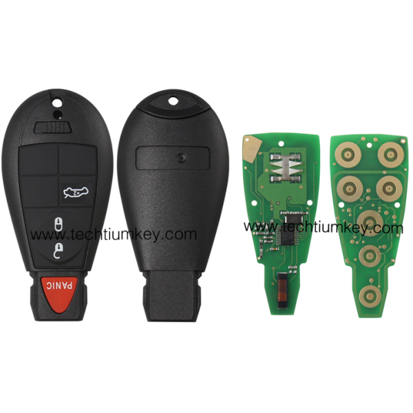 433Mhz 7941&46 Chip FCCID: M3N5WY783X IYZ-C01C 3+1  button remote key for Chrylser,Jeep,Dodge