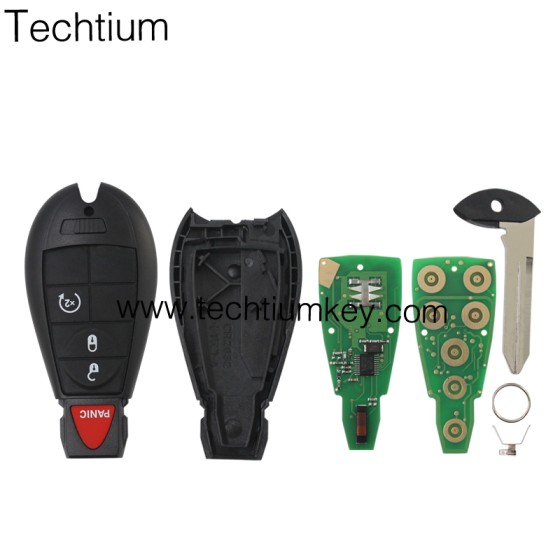 433Mhz 7941&46 Chip FCCID: M3N5WY783X IYZ-C01C 3+1  button remote key for Chrylser,Jeep,Dodge