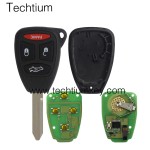 315Mhz KOBDT04A 3+1 button remote key for Chrylser