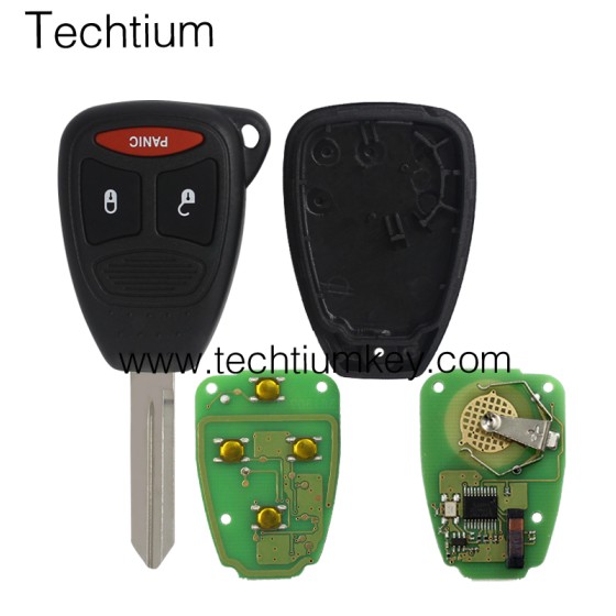 315Mhz KOBDT04A 2+1 button remote key for Chrylser