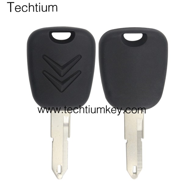 206 blade transponder key shell for Citroen