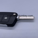 without battery place, 407/HU83 blade Light button 3 button remote key shell for Citroen