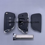 with battery place, 407/HU83 blade truck button 3 button remote key shell for Citroen