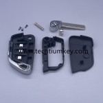 without battery place, 407/HU83 blade truck button 3 button remote key shell for Citroen