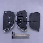 with battery place, 307/VA2 blade 2 button remote key shell for Citroen